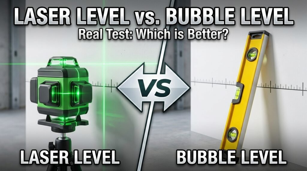  Nível a Laser vs Nível de Bolha: Teste Real