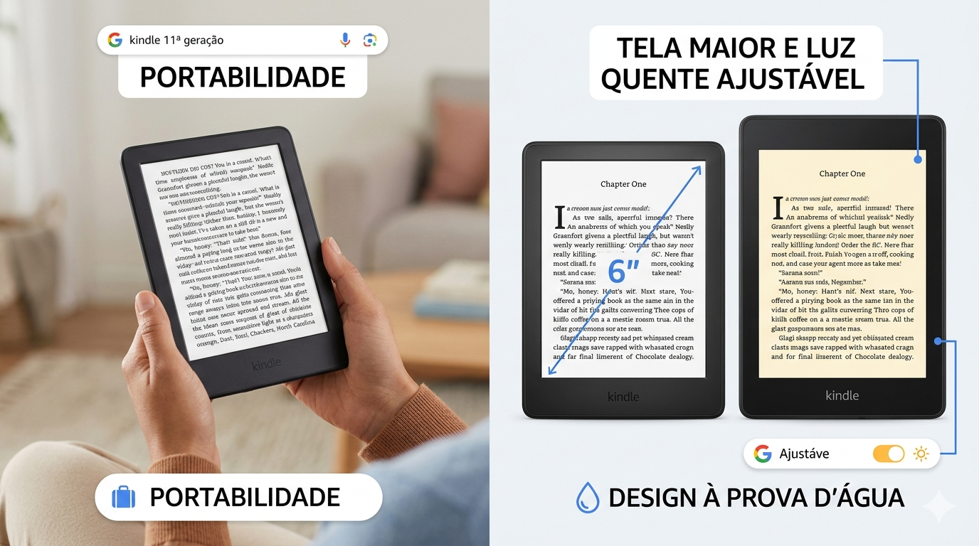 Kindle 11ª geração Vale a Pena Comprar? Review Atualizada 2026