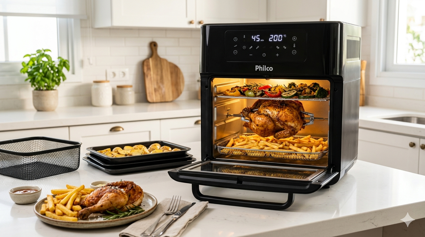 Air Fryer Philco Oven 12L é Boa Mesmo? Teste Completo 7 Air Fryer Philco Oven 12L